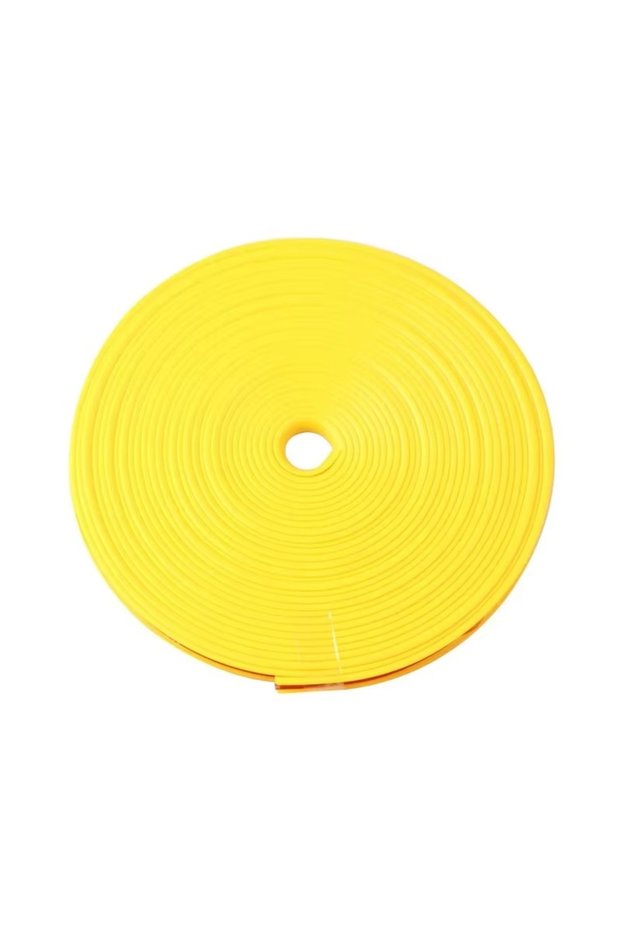 Yellow Car Wheel Rim Blades Protector Line Tire Guard Decorative Strip Moulding Trim More Color C..