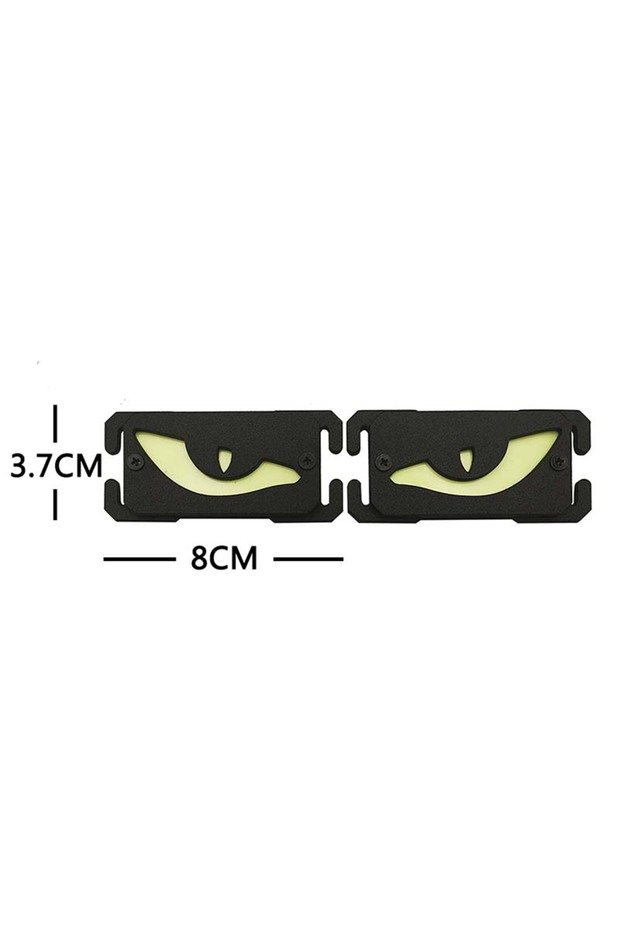 Noctilucent Eyes Umbrella,Blood Type,Nuclear Radiation,Cat Eyes Tactical Equipment Glow in Night,Mol