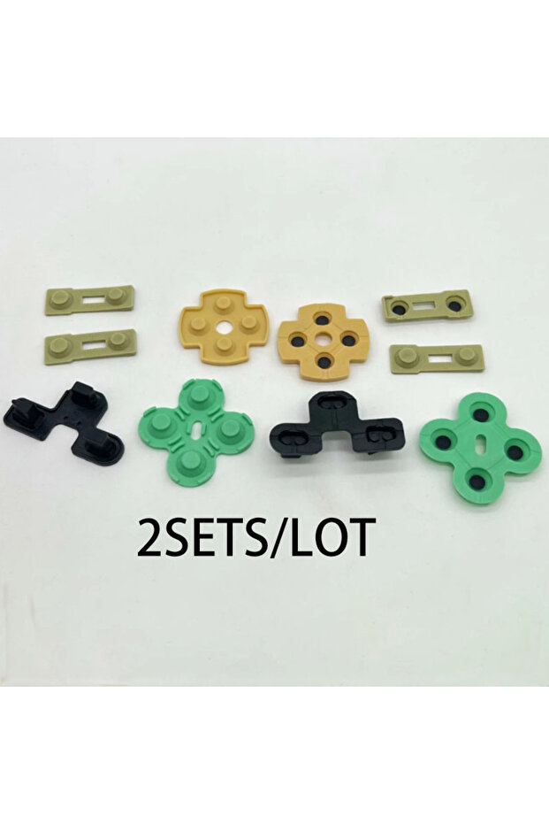 FOR PS2 ChengHaoRan 2SETS For PS2 Conductive Handle Button Soft Pad PS2 Special Repa...