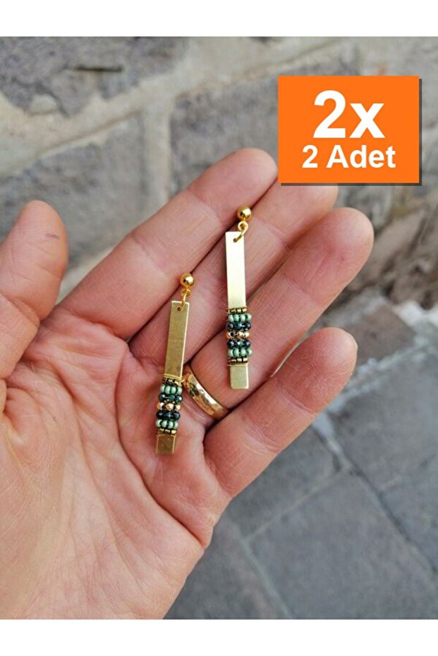 أقراط مصنوعة يدويًا بتصميم خاص كهدية