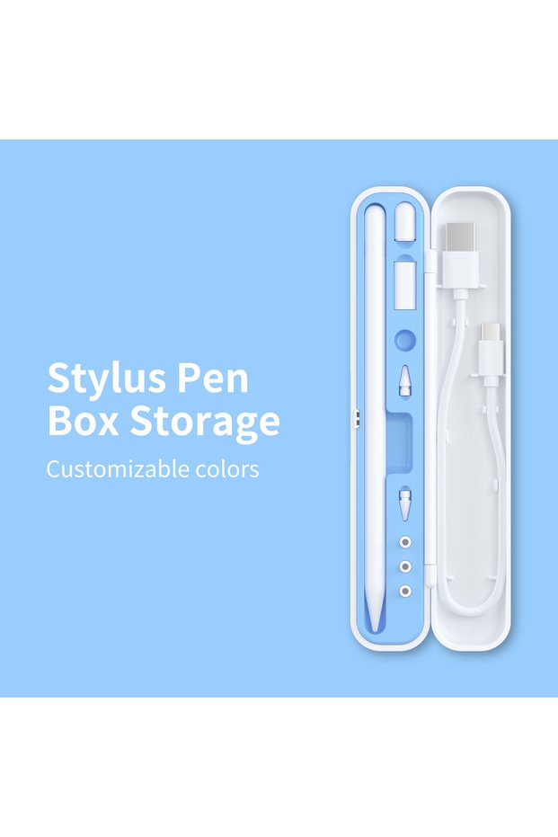 SKY BLUE 5 Colors Available iPad Pencil Case Drop Protection Case for Apple Pencil 1/2 Generation Po