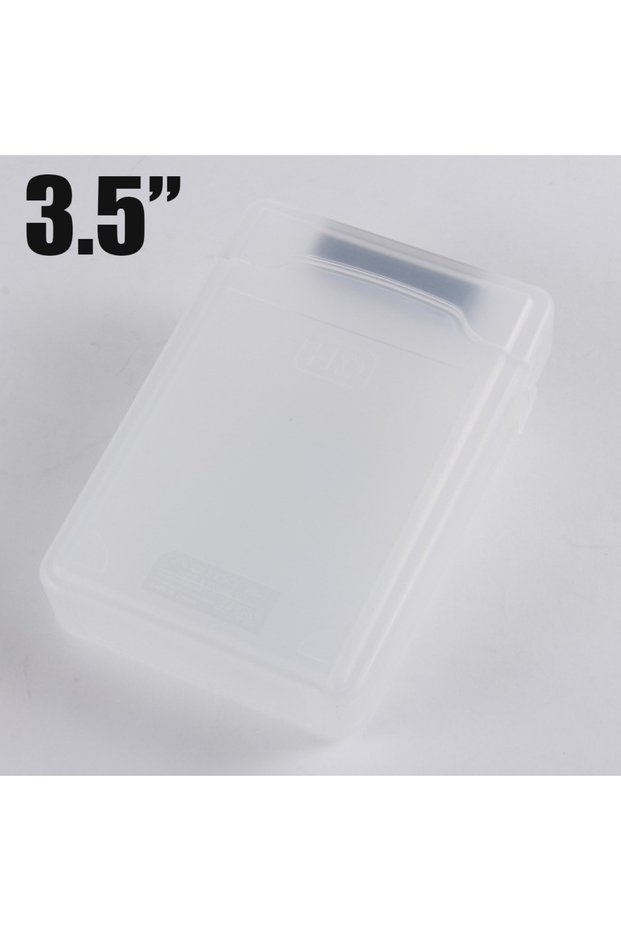3.5 inch Clear Shockproof Plastic 3.5inch and 2.5 Inch IDE SATA External HDD SSD Protective Case 3.5