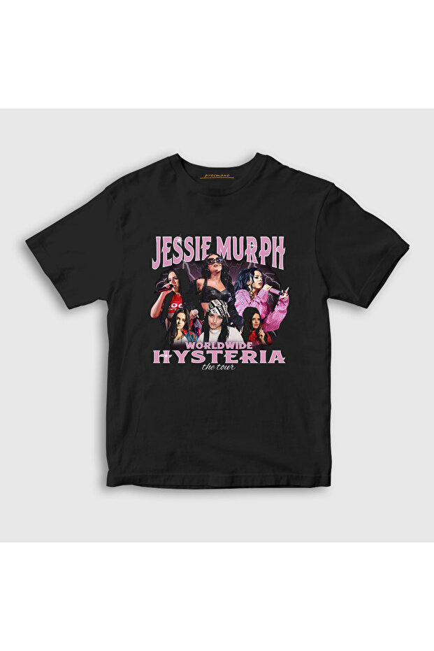 Unisex Kids Black Hysteria Jessie Murph T-Shirt 571648Tt