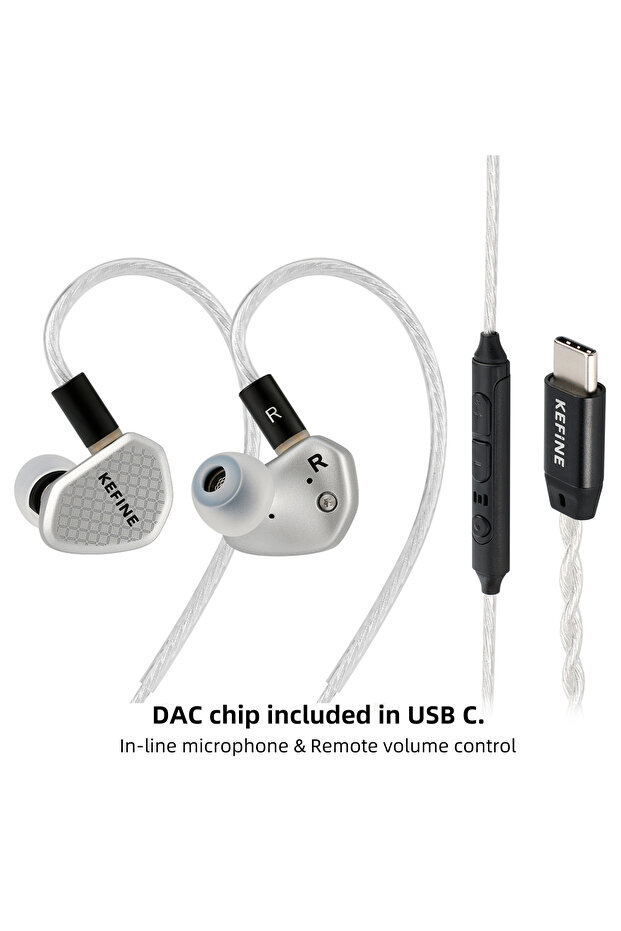 Klean SV type-c Angelears Kefine Klean SV & Klean Black 10mm DLC Diaphragm Dynamic Driver IEMs Hi-Fi