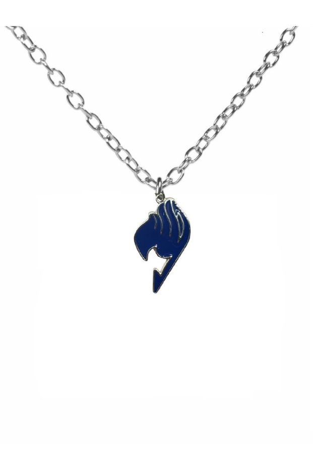 Fairy Tail Blue Color Symbol Necklace with 60 cm Chain | Anime Themed Unisex Jewelry