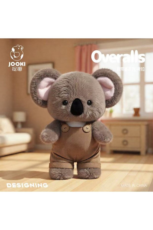 11cm-31cm 31CM Latest Kawaii Overalls, Koala Sparrow Stuffed Plush Toys, Cartoon Anime Cute Children
