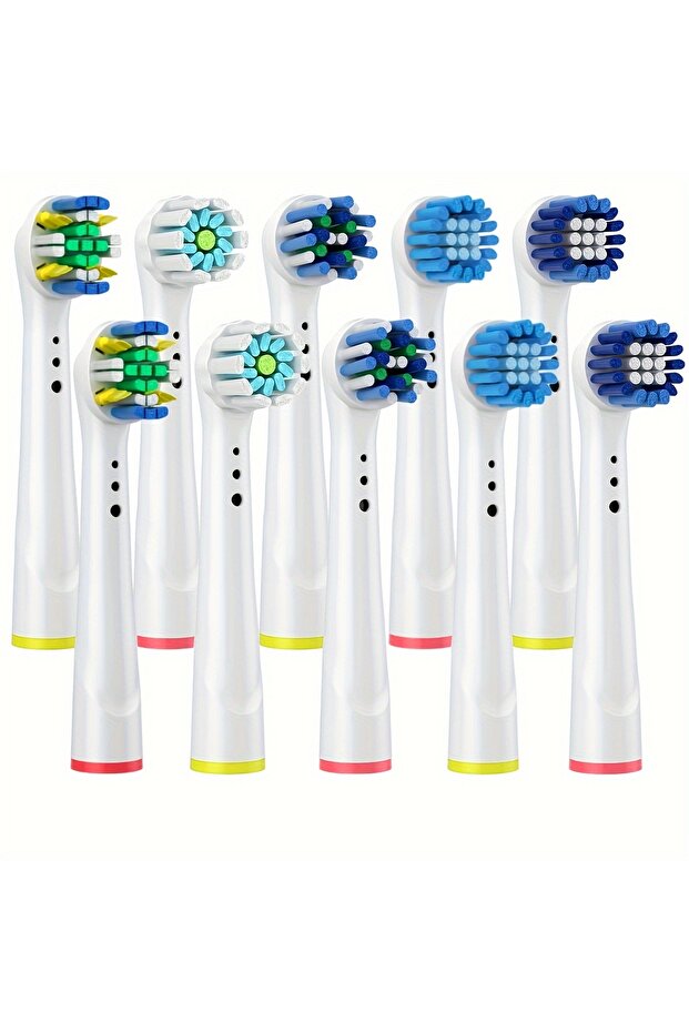 10pcs set 10Pcs Replacement Toothbrush Heads Compatible with Oral-B Braun Professional Electric Toot