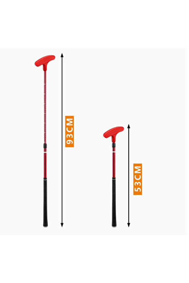 Red Golf Putters for Men and Women Two-Way Kids Putter Mini Golf Putter for Right or Left Handed Gol