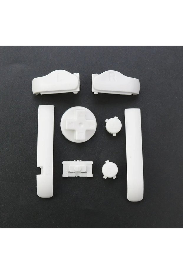 O white 1Set High Quality Original Size Buttons Keys For Gameboy Advance GBA Housing Shell Buttons
