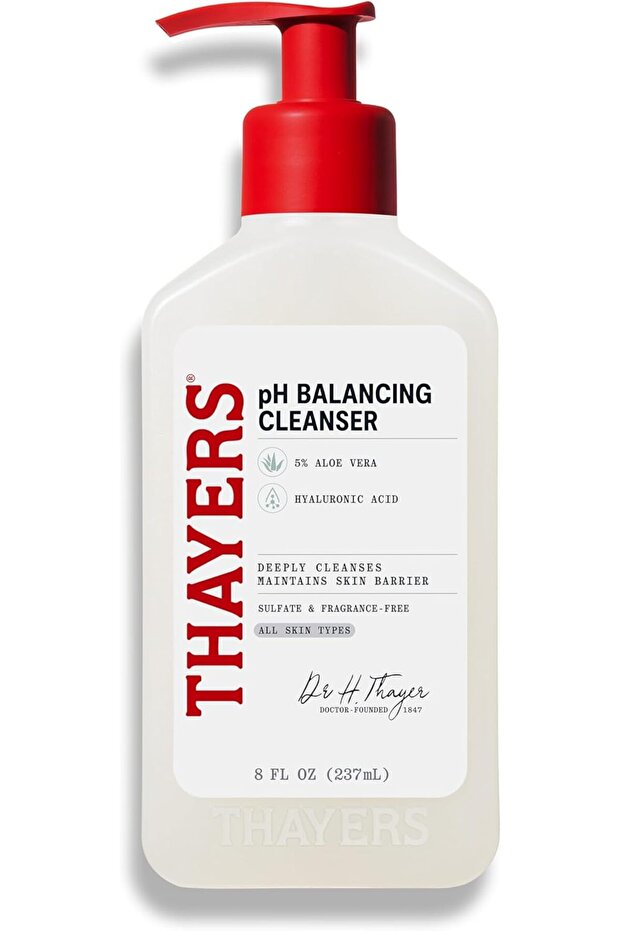 pH Balancing Daily Cleanser, Face Wash with Aloe Vera, Gentle and Hydrating Skin Care for Dr