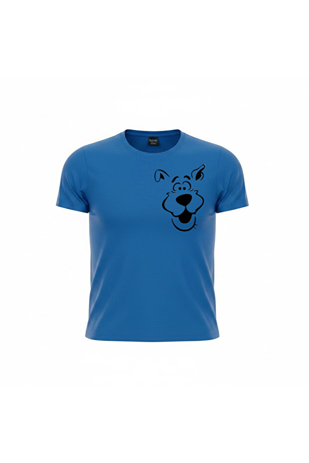 Scooby Doo Unisex Cycling Round Neck Basic Short Sleeve 100% Cotton T-Shirt