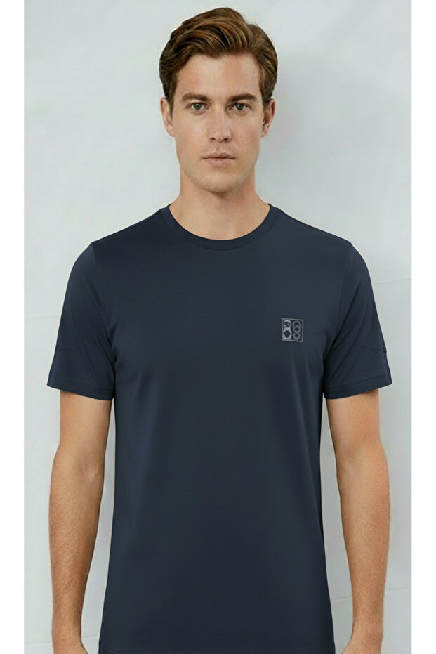 Men's 100% Cotton Daily Basic T-Shirt-7071
