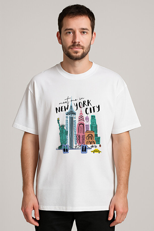 Pinterest Printed Crew Neck White T-Shirt T-Shirt