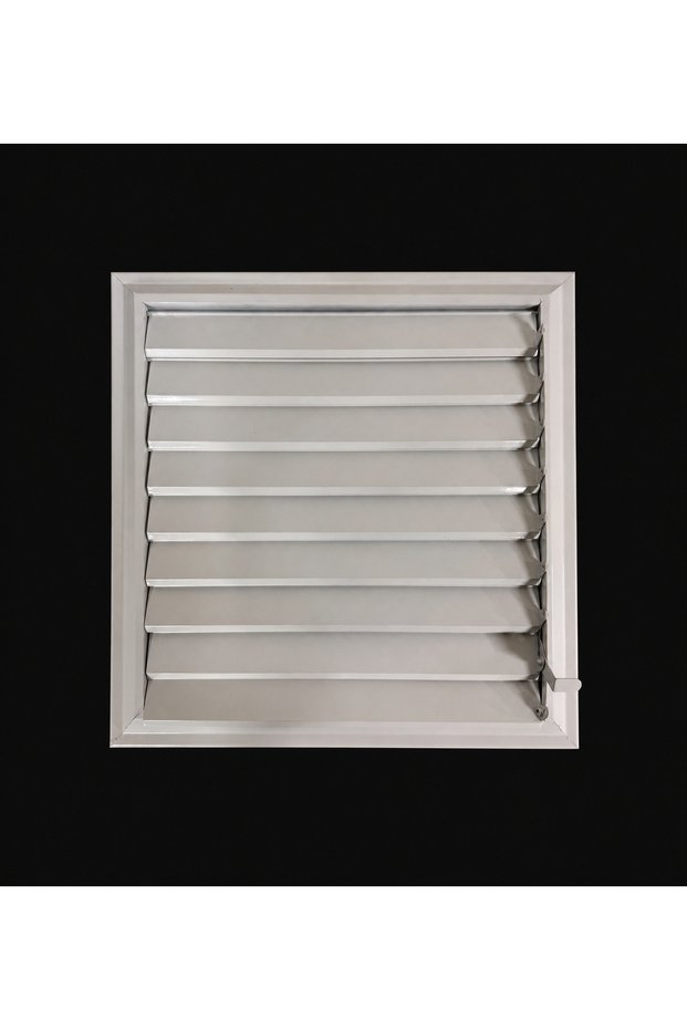 35X45 Aluminum White Bathroom Screen