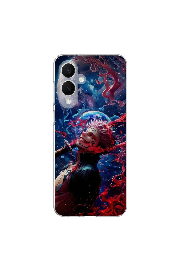 Samsung Galaxy S25 Edge Compatible Anime 10/2 Design Transparent Case