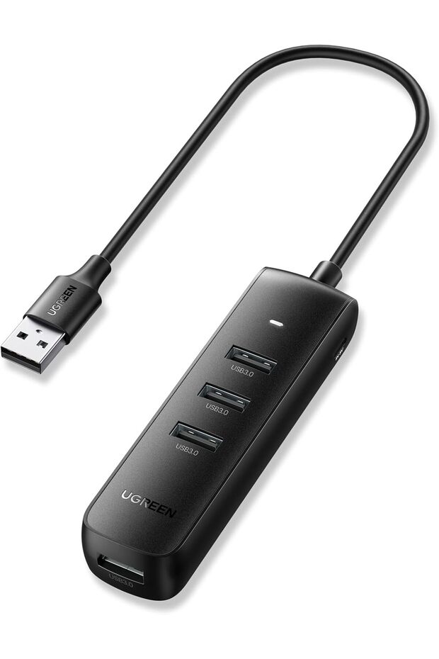 موزع USB 3.0 بأربعة منافذ بطول 0.25 متر