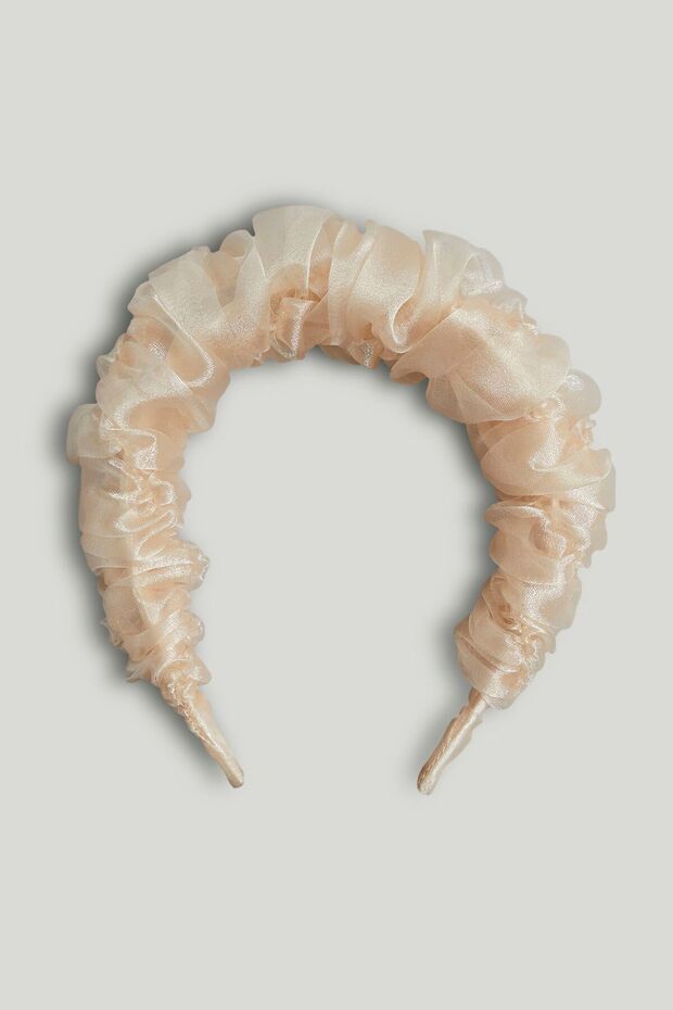 Pink Ruffle Headband