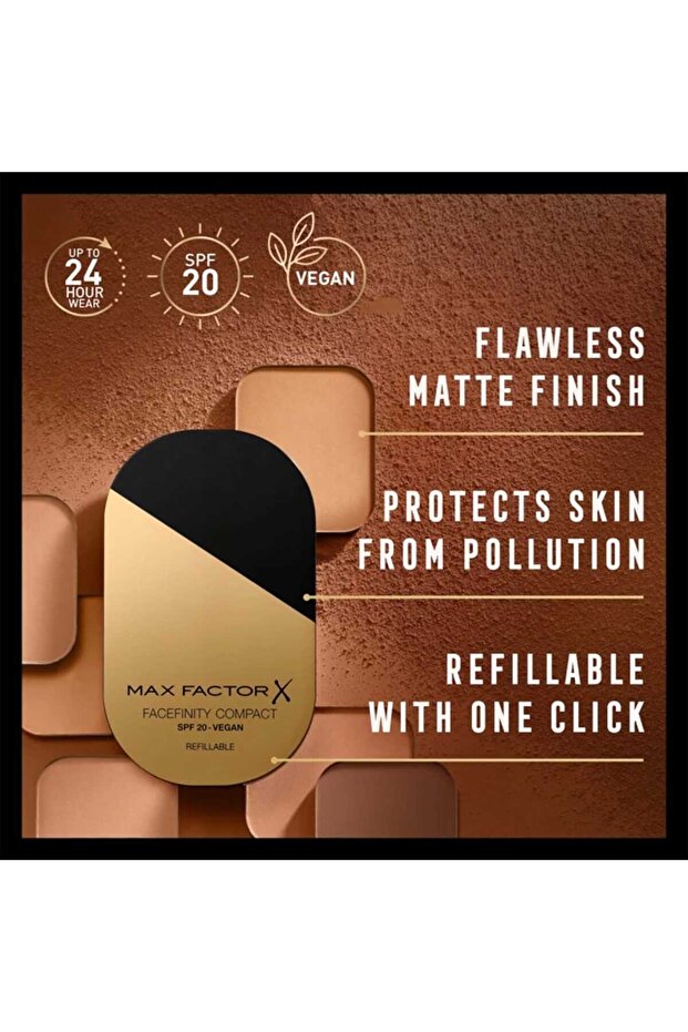 Facefinity Compact Natural Rose SPF 20 Vegan - 5