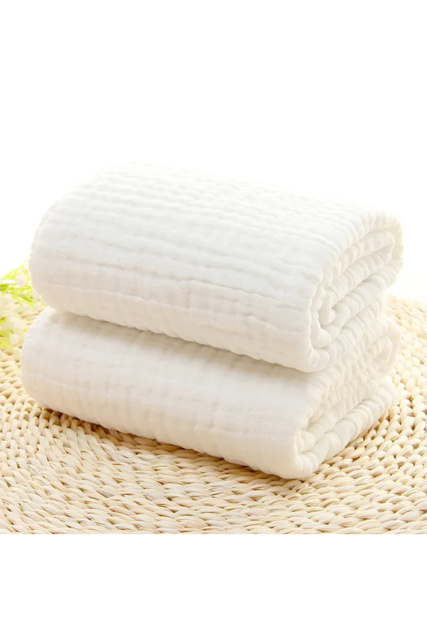 D Baby Bath Towel Kids Swaddle Wrap Bedding 6 Layers Infant Gauze Receiving Blanket Pure Cotton Bub.