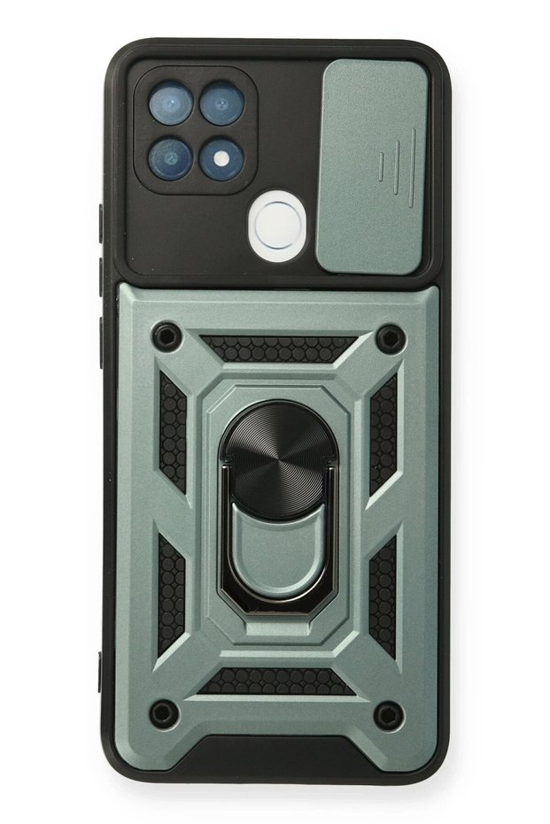 Ilkeshop New A15 Case with Pars Lens Ring Silicone (151757) - Green