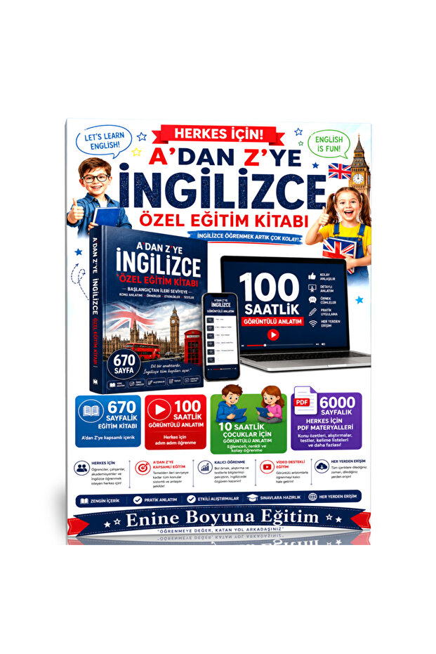 Comprehensive English Training Kit from Beginner to Advanced Level!