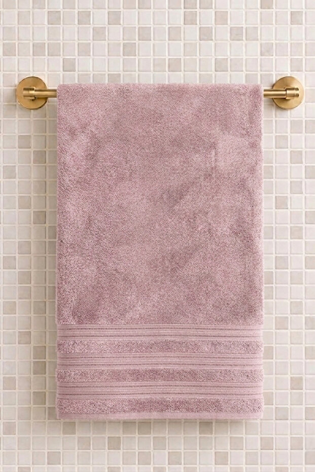 Vanilla Bath Towel 70X140 cm - Dried Rose 100% Cotton