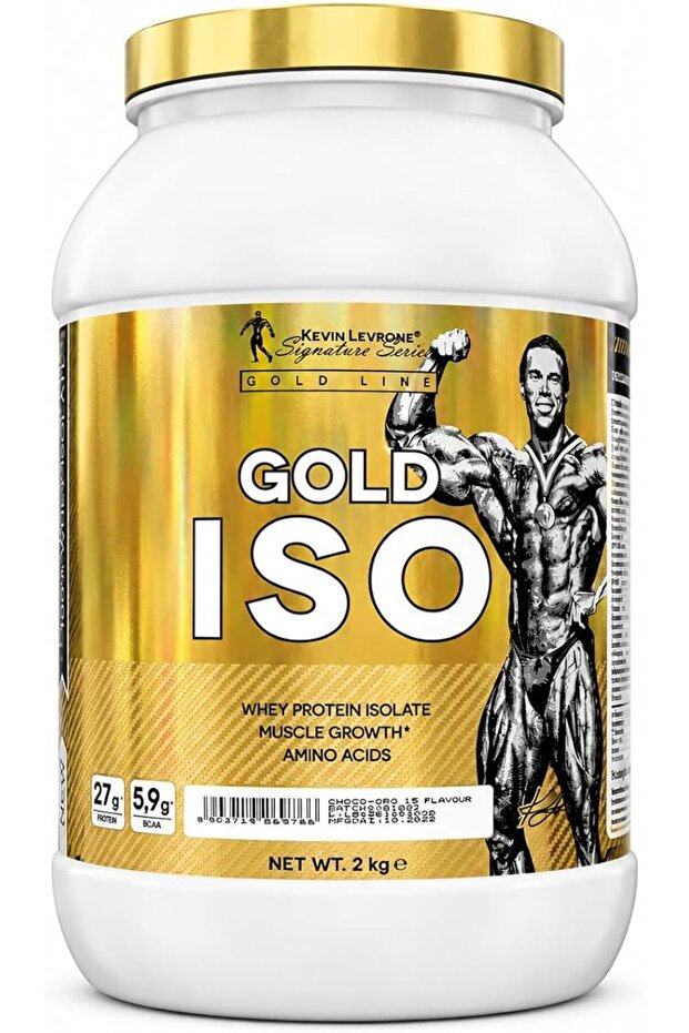 Gold ISO Whey Protein Isolate – 2kg – Muscle Growth, Amino Acids, and BCAA – Chocolate Oreo Flavor