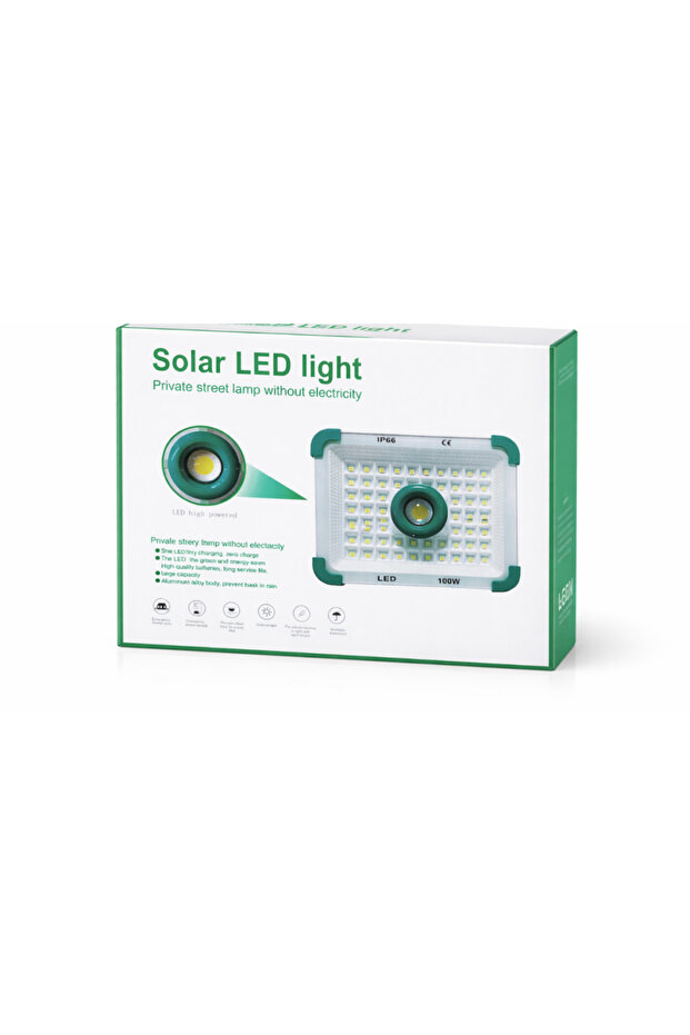 مصباح يدوي LED يعمل بالطاقة الشمسية، محمول، قابل لإعادة الشحن، مقاوم للماء - 2
