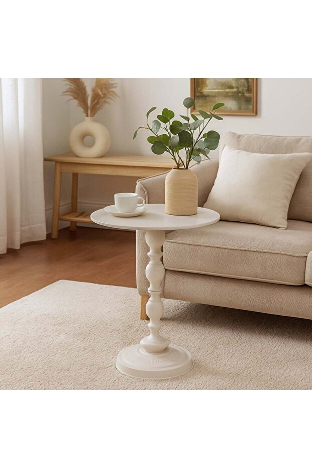 Vienna Side Table - White - 4