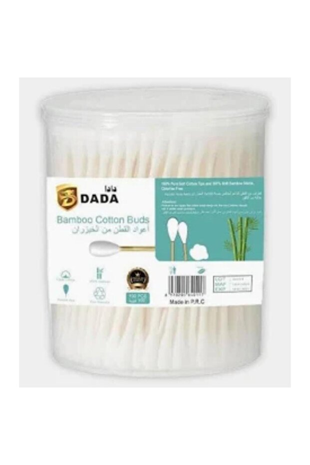 Bamboo Cotton Buds, 100 Pieces