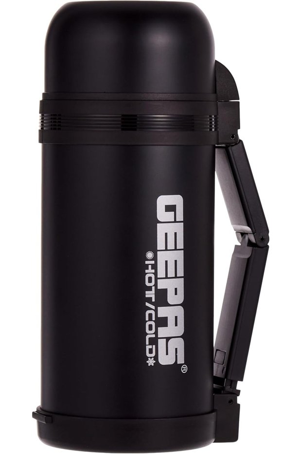 Vacuum Flask, 1.2L | Stainless Steel Vacuum Bottle Keep Hot & Cold Antibacterial Topper 7 Cup - Perfect For Outdoor Sports, Fitness, Camping, Hiking, Office, School.