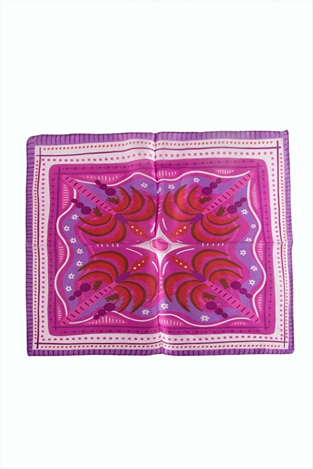 Tree Patterned Zr Chiffon Scarf 50*50 cm