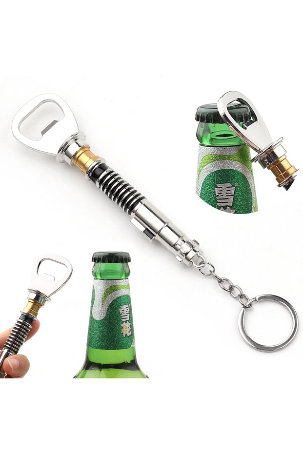STAR WARS Bottle Opener 13cm Star Wars Bottle Opener Keychain Luke Skywalker Lightsaber Design Metal