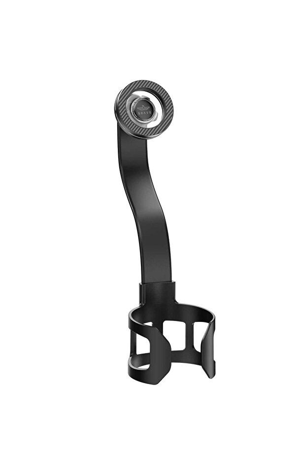BHL-58 Magnetic Cup Holder Phone Mount with N52 Magnets, 360° Rotation & Adjustable Base – Universal Car Smartphone Holder – Black