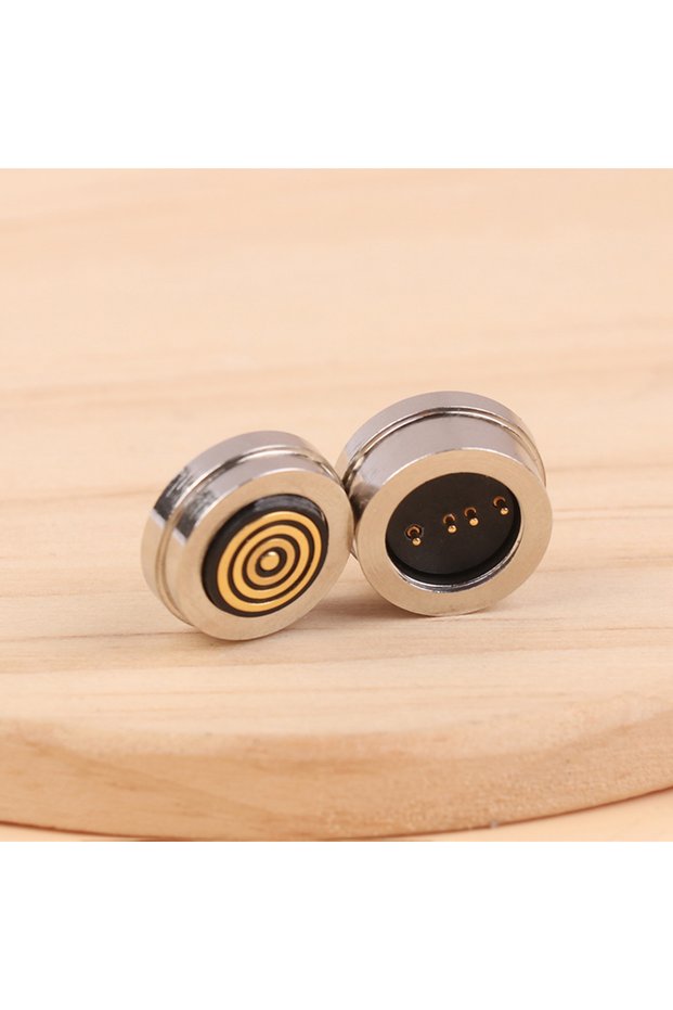 4 Pin Male Female 360 ° Blind Suction Waterproof Magnetic Pogo Pin Connector Spring Loaded DC Sig...