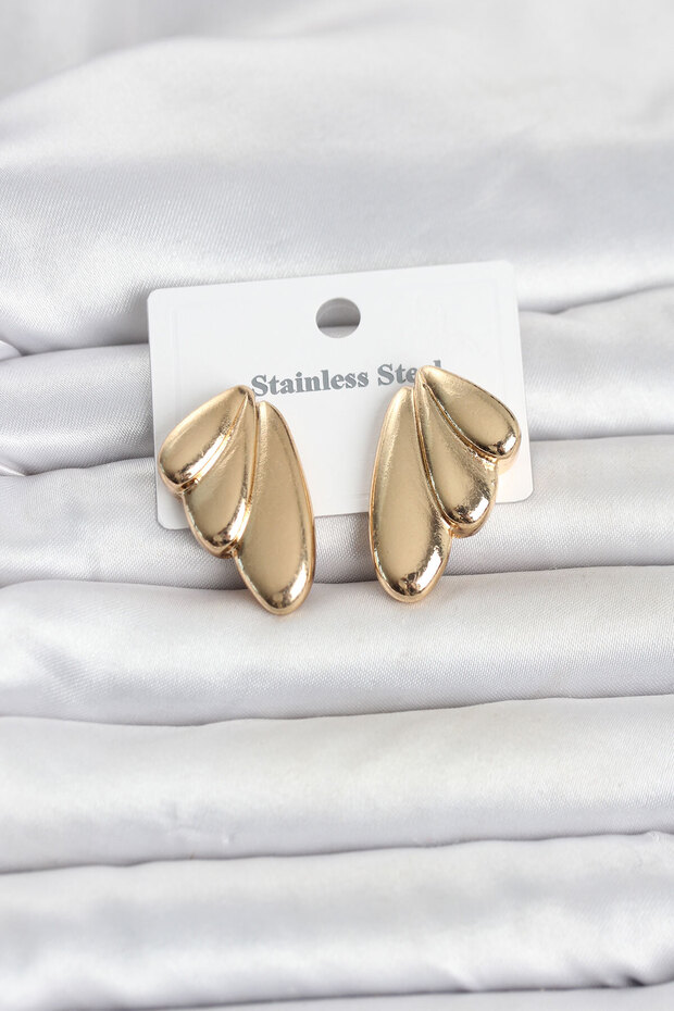 316L Steel Gold Color Vintage Women's Earrings