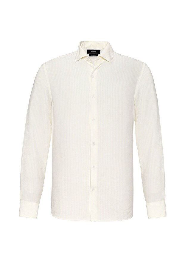 Regular Fit Striped Men's Shirt