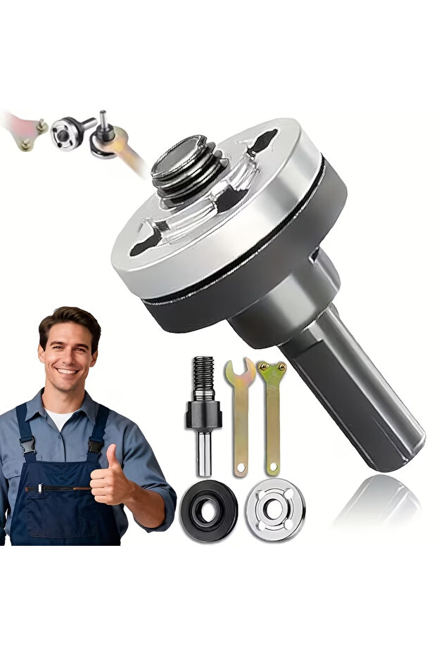 1PC 10mm Electric Drill To Angle Grinder Connecting Rod Converter Set Grinding Connection Adapter Po