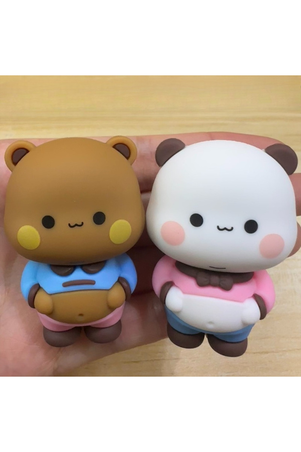 Style 1 Cute Bubu Dudu Desktop Ornaments Yier Panda Bear Anime Figures Car Accessories Home Decorati