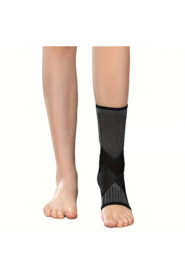 1pc M Black 1Pc/2pcs Ankle Support Brace With adjustable straps, Best Ankle Compression Support Brac