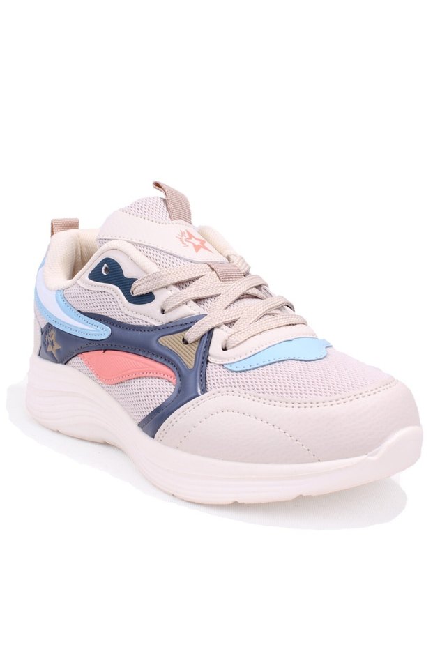 Dza75-26106 Dark Gray Orange Orthopedic Daily Women's Sports Shoes