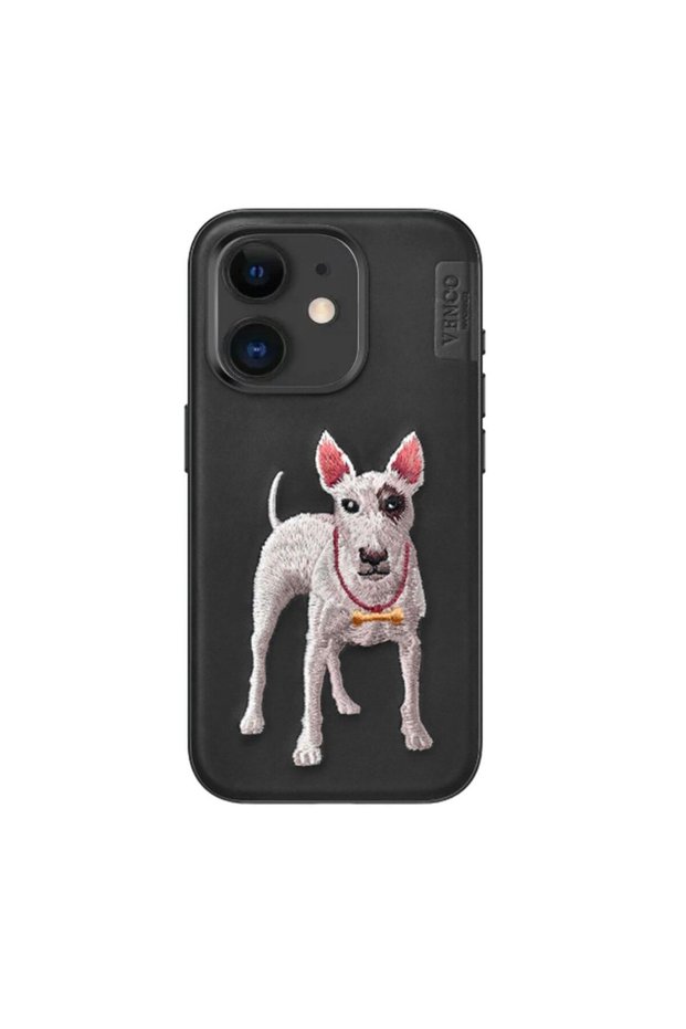 Venco Apple iPhone 11 Permanent Patterned Cover - Black
