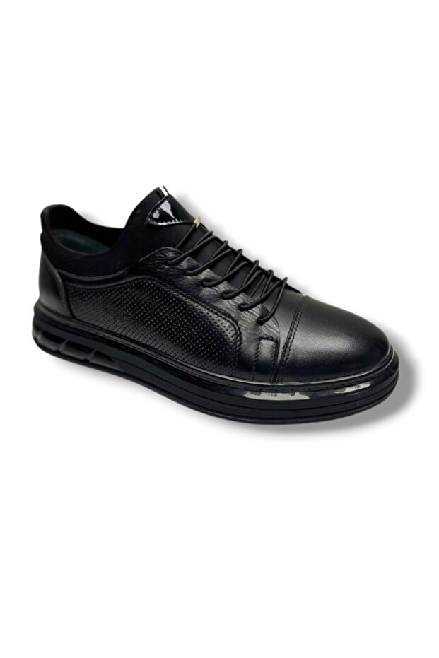 Special 1228-26 Genuine Leather Stretch Slip on Anatomical Men's Shoes