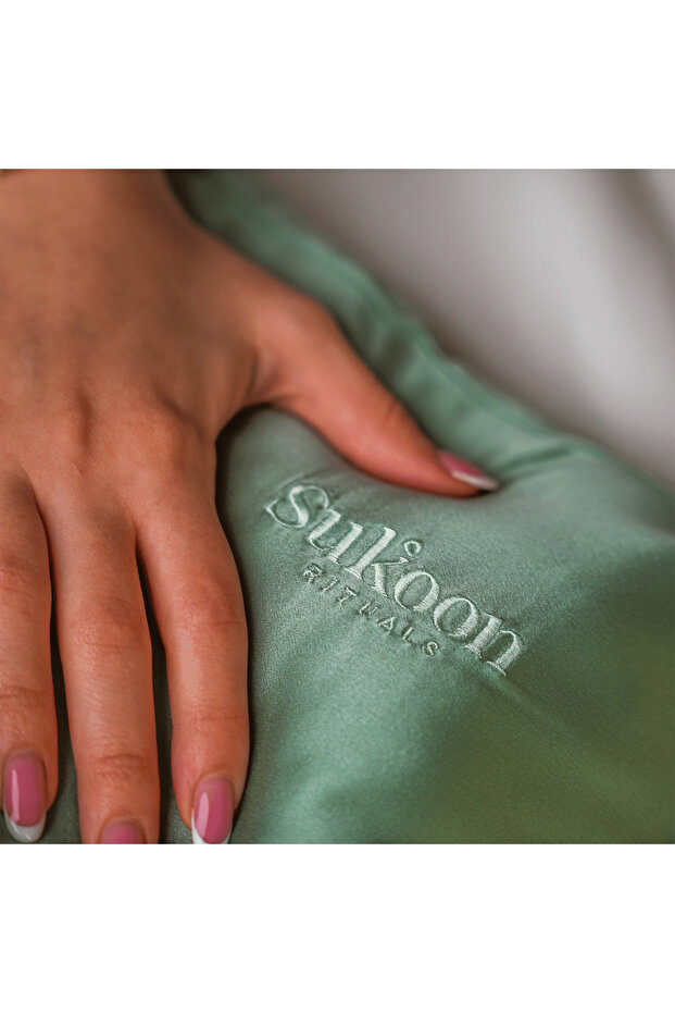 Sukoon Silk Pillowcase - Sage Green