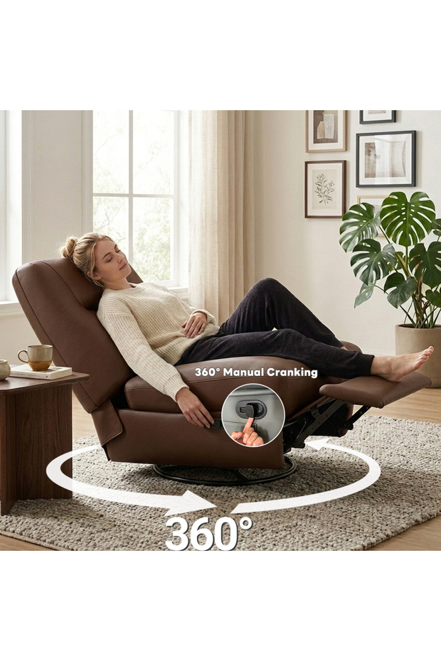 بوبا ستايل 360 ° كرسي أريكة فردي دوار عصري متعدد الوظائف - 3