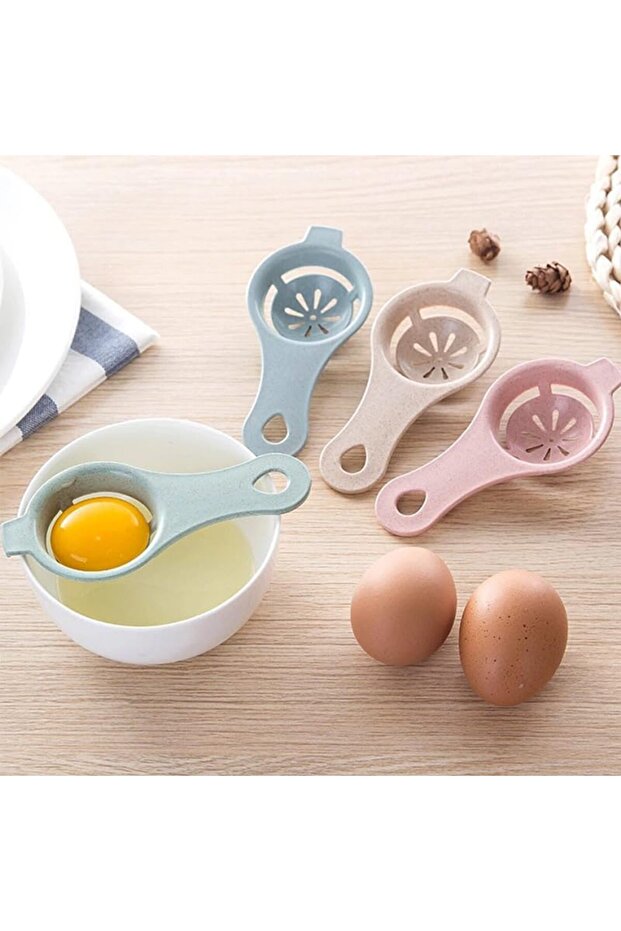 3-Pack Egg White Separator, Yolk Strainer Tool, Kitchen Gadget, Dishwasher Safe