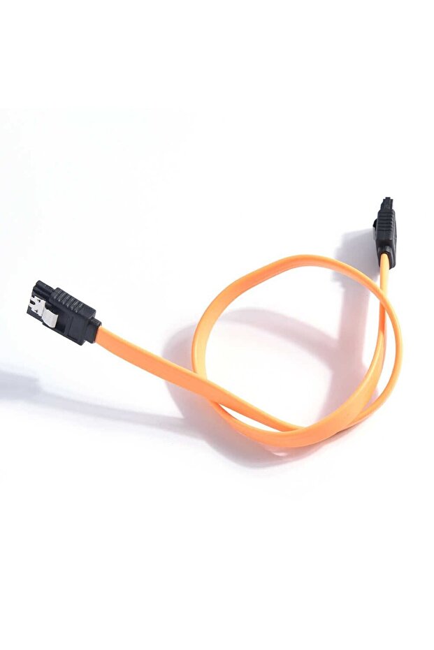 كابل SATA III، كابل بيانات HDD SDD بسرعة 6 جيجابت في الثانية، كابل SATA 3.0 مع مشبك قفل لأقراص SATA HDD وSSD ومحركات الأقراص المضغوطة ومسجلات الأقراص المضغوطة