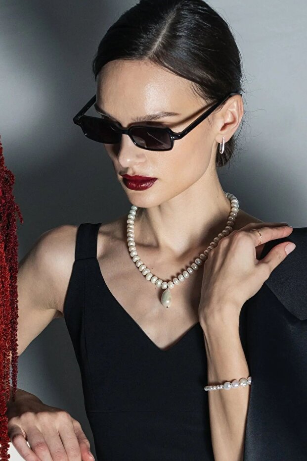 Brățară Argint Gradient String&Pearls - 3