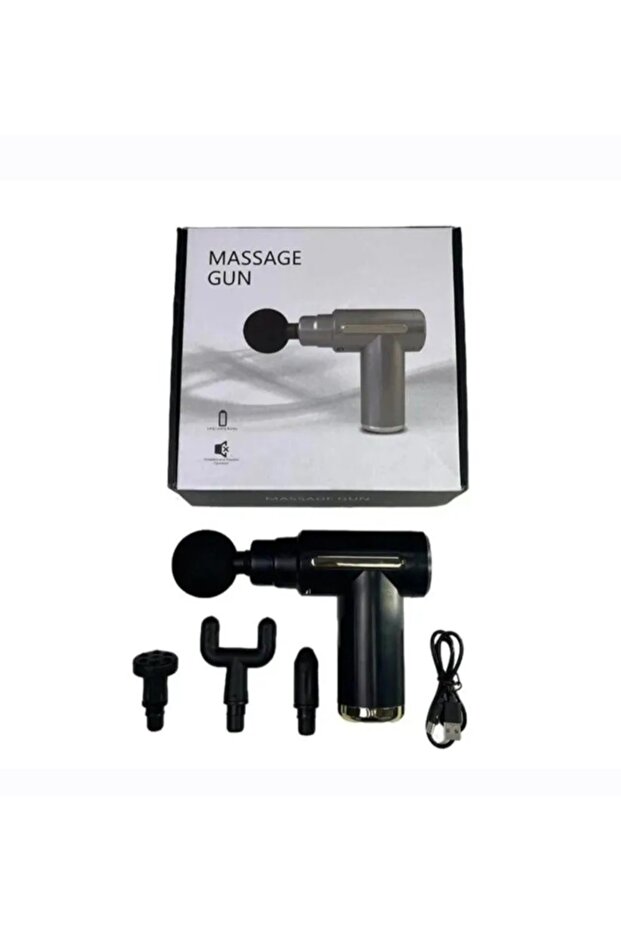 Massage Gun Electric Massager Portable Percussion Muscle Relax Pain Relief Body Neck Back Vibrati...