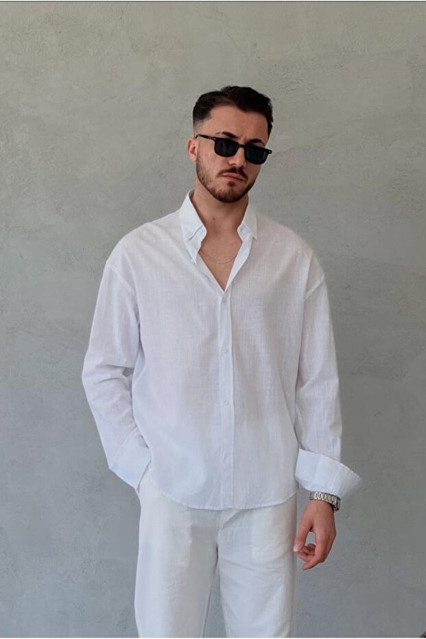 Oversize Fresh Linen Shirt